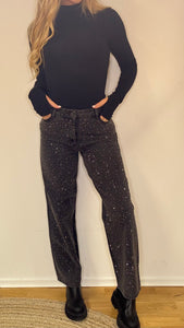 Jeans med strass