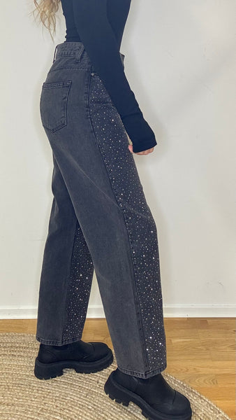 Jeans med strass